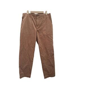 Joie khaki velvet cropped jeans with patch‎ pockets NWOT 29